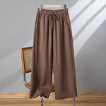 Coastal Ease: The Linen-Blend Wide Leg Pant