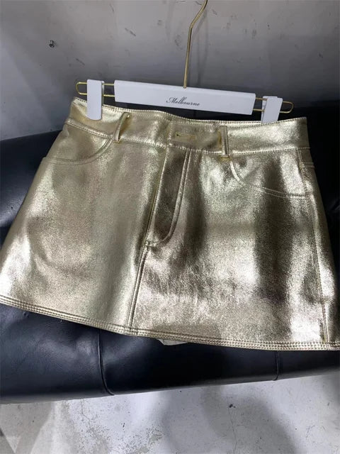 Hip A-Line Mini Shorts Skirts