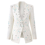 Slim Fit One Button Long Sleeve Suit