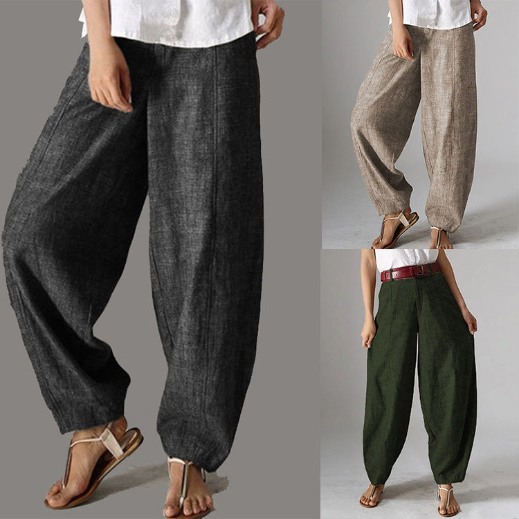 High Waist Wide Leg Pants