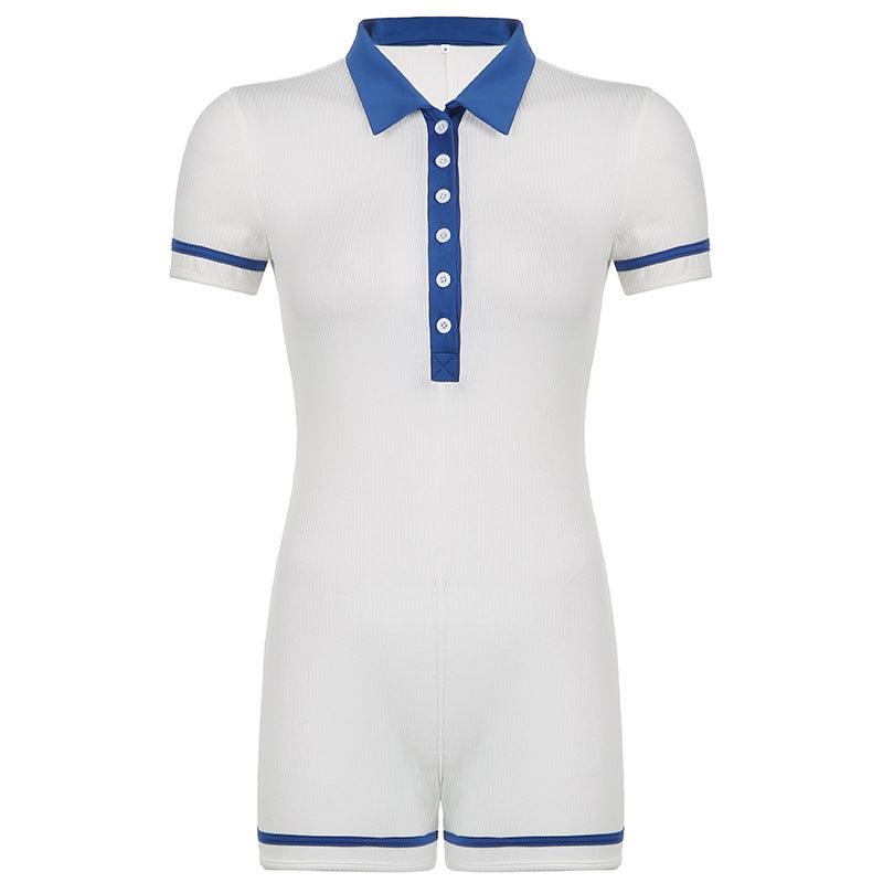 Casual Sports Romper - runwayfashionista.com