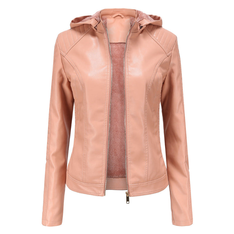 Gemini saidHooded Long Sleeved Jacket: The Ultimate Urban Essential - apricot
