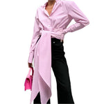 Lace Up Long Sleeved Shirt