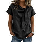 Short Sleeve Casual T-Shirt - black