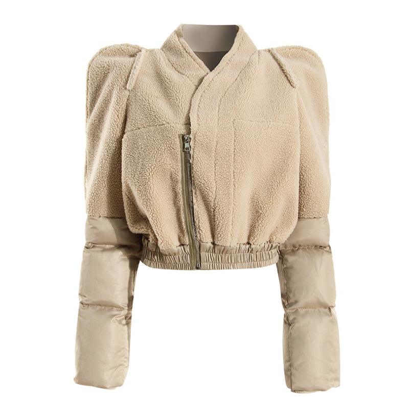 Flying Shoulder Cotton Jacket