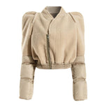 Flying Shoulder Cotton Jacket