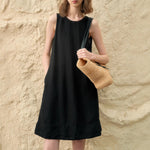 Sophisticated Summer Style | The High-End Tencel Linen A-Line Reveal - black