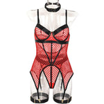 Steel Ring Hanging Neck and Leg RingLingerie - runwayfashionista.com