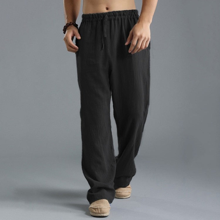 Effortless Comfort: The Ultimate Guide to Loose Casual Straight-Leg Pants! - back