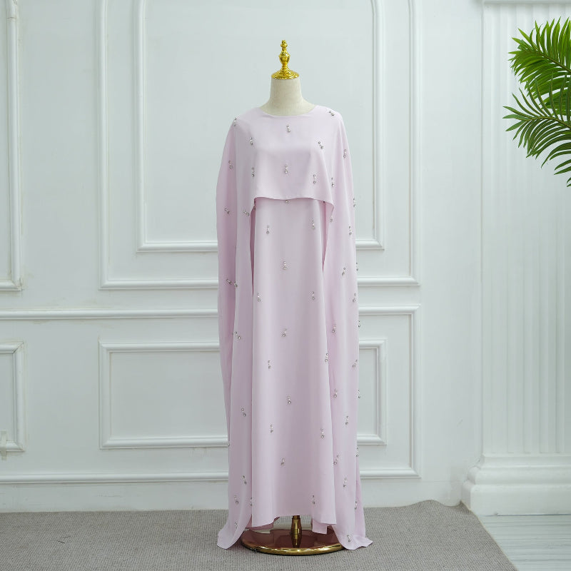 Beaded Dress Two-Piece Set