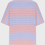 Casual Striped Quarter Sleeve T - Shirt - runwayfashionista.com