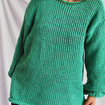 Boat Neck Dropped Shoulder Sweater - runwayfashionista.com