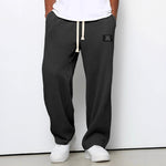 LooseDrawstring Pockets Sports Pants - back