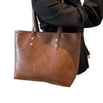 PU Leather Medium Shoulder Bag - Versatile Work & Leisure Tote - runwayfashionista.com