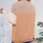 Round Neck Long Sleeve Sweatshirt - Runwayfashionista.com