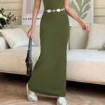 Short Sleeve Maxi Tee Dress