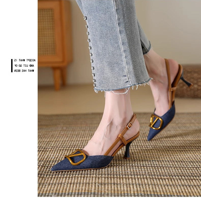 Parisian Poise: The French Shallow Mouth Pointed Toe Stiletto