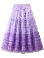 Mesh Skirt Designer High Elastic Waist - runwayfashionista.com