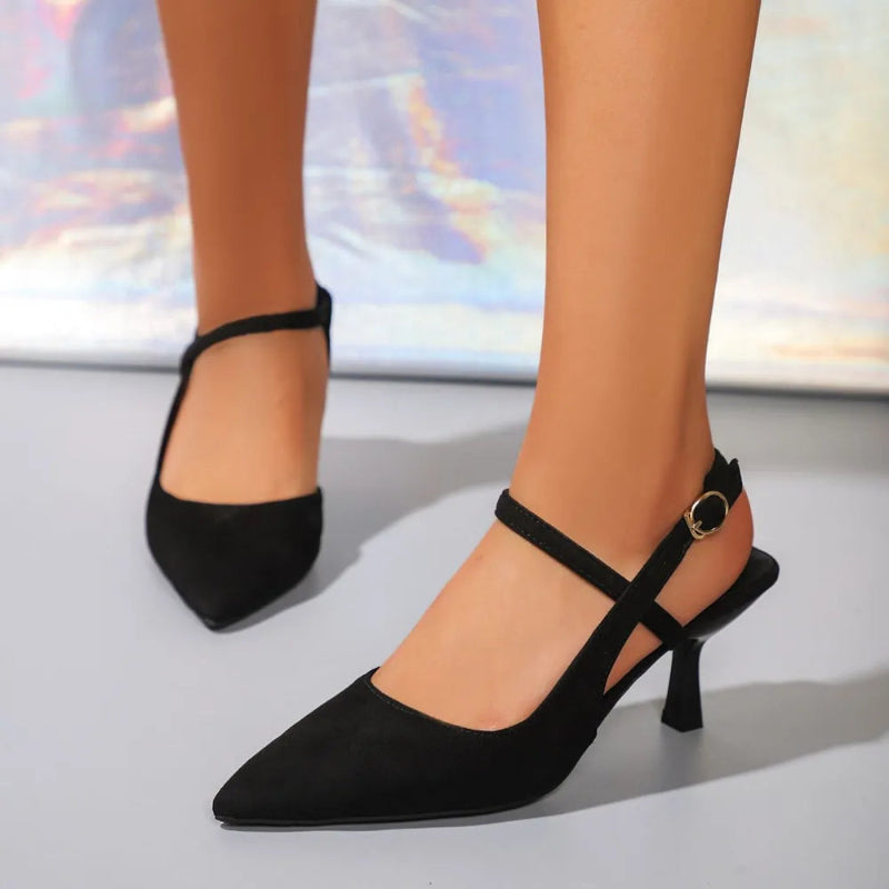 High Heels With Pointed Toes