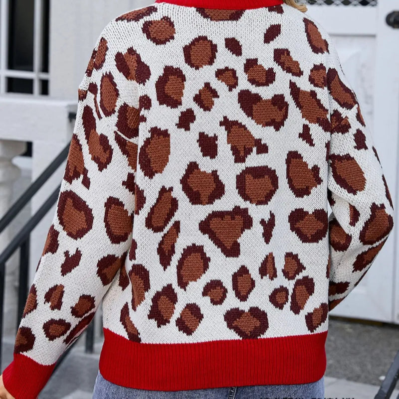 Pullover Flower Plus Size Sweater - runwayfashionista.com