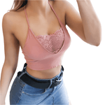 Sleeveless lace crop tops -runwayfashionista.com