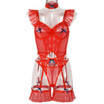 Backless Suspender Jumpsuit 4 Piece Set - runwayfashionista.com