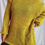 Boat Neck Dropped Shoulder Sweater - runwayfashionista.com