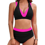 Halter High-waistedi Two-piece Swimsuit