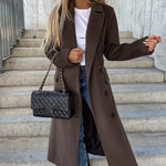 Long Sleeve Coat With Belt
