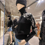 Niche Design High Neck Sweater