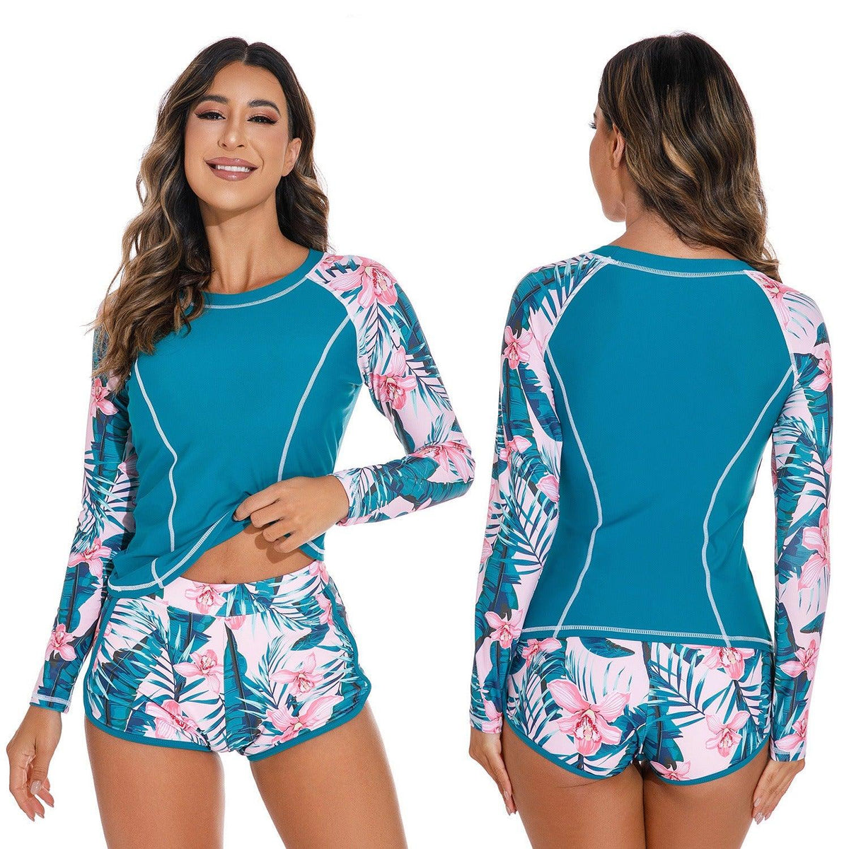 Long Sleeved Swimsuit - runwayfashionista.com