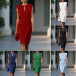 Casual A-Line Midi Dress