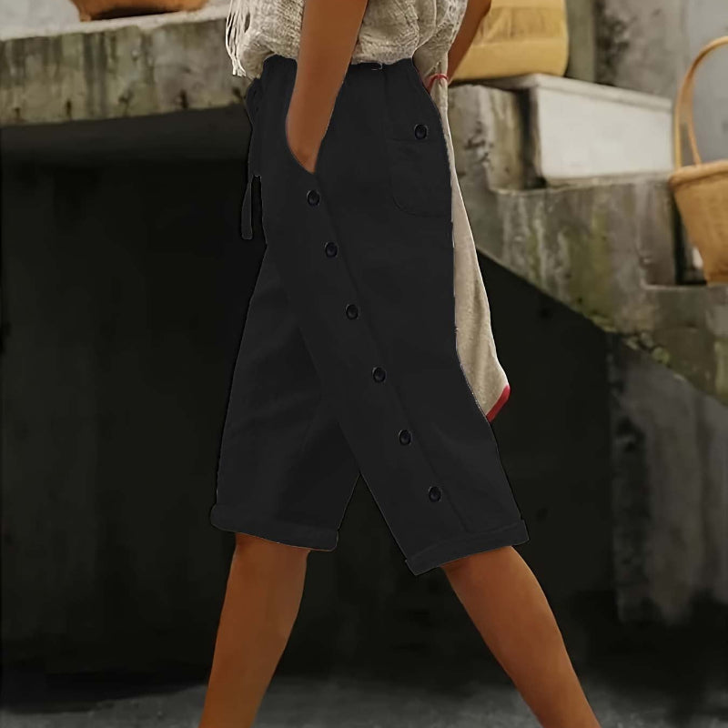 Versatile High-Waist Casual Shorts