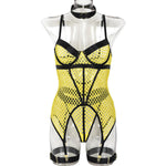 Steel Ring Hanging Neck and Leg RingLingerie - runwayfashionista.com