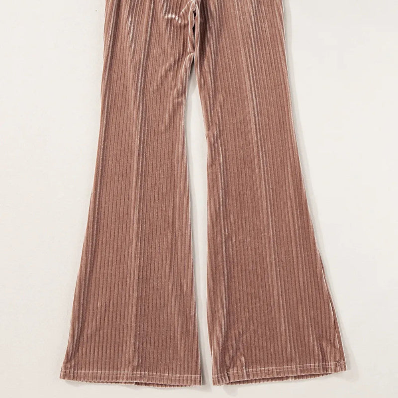 High Waist Bootcut Pants