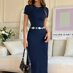 Short Sleeve Maxi Tee Dress