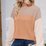 Round Neck Long Sleeve Sweatshirt - Runwayfashionista.com