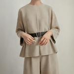 Wide Leg Pants Loose Temperament Two - Piece Set