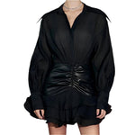 High Waist Elegant Mini Dress