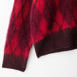 Versatile diamond pattern sweater