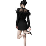 Long sleeve double breasted blazer -runwayfashionista.com