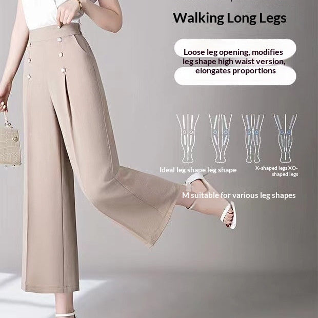 Chic High-Waisted Wide-Leg Pants
