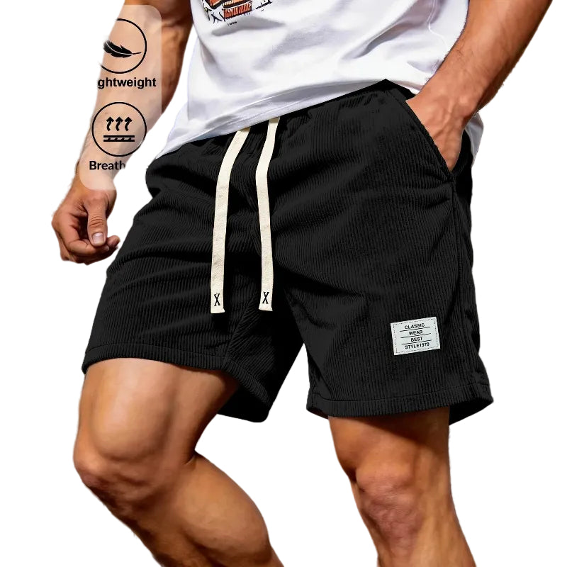 Men's Corduroy Drawstring Shorts - back