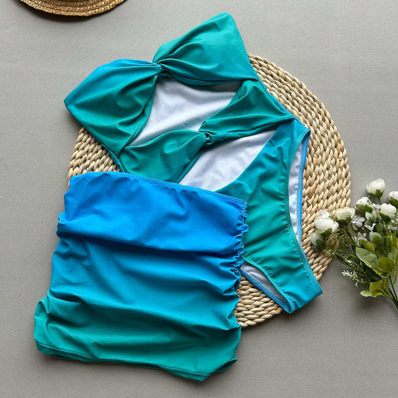 Two-Piece Bikini Beach Dress