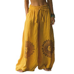 Elegant Style Printed Wide-Leg Pants: The Streetwear Statement