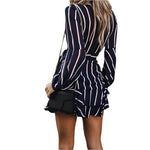 Lantern Sleeve Mini Party Dress