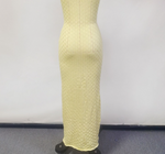 Openwork Sleeveless Maxi Dress