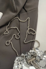 Drawstring Sequin Crossbody Bag - rnwayfashionista.com