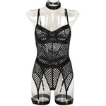 Steel Ring Hanging Neck and Leg RingLingerie - runwayfashionista.com