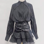 High Waist Elegant Mini Dress